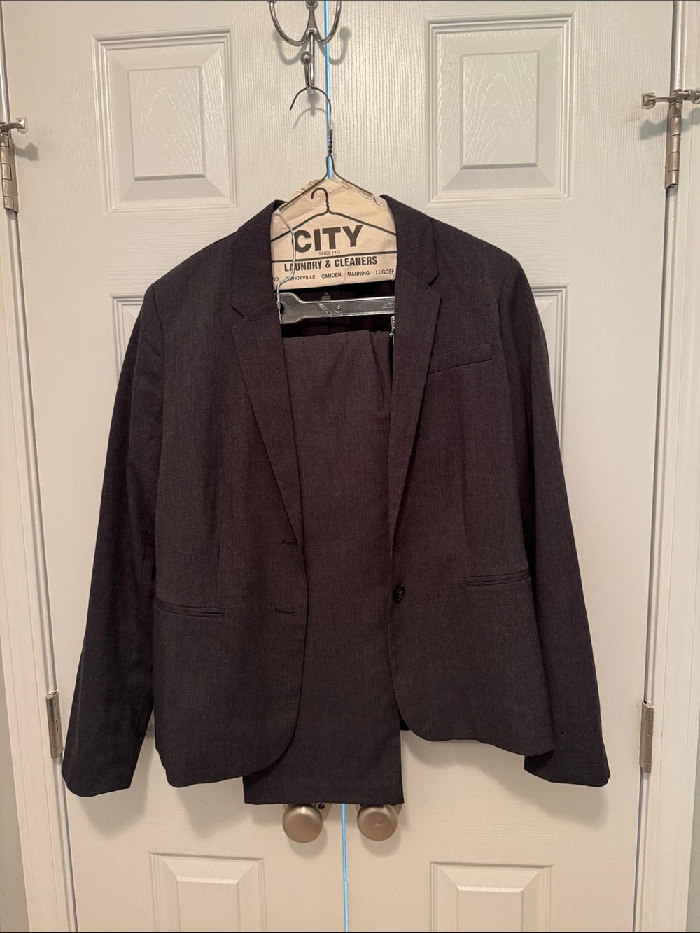 Banana Republic Women's Dark Charcoal Blazer and Matching Pants